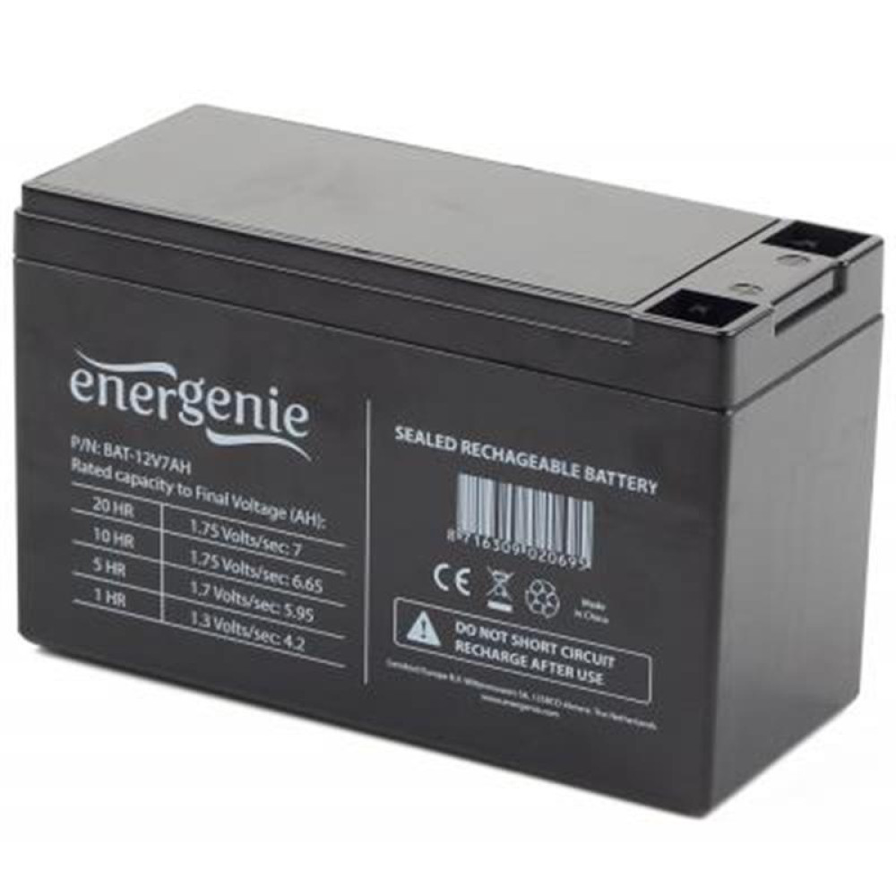 Аккумуляторная батарея EnerGenie 12 В / 7 А·ч (BAT-12V7AH) AGM
